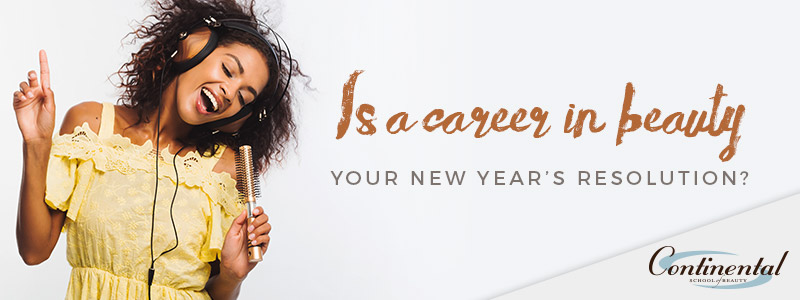 is a career in beauty your new years resolution? A young woman in yellow considers this.