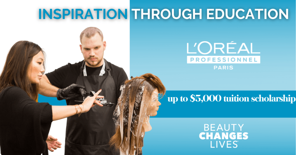 L’Oréal Professionnel Inspiration Through Education Scholarship