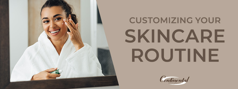 Customizing Your Skincare Routine woman applying skin cream