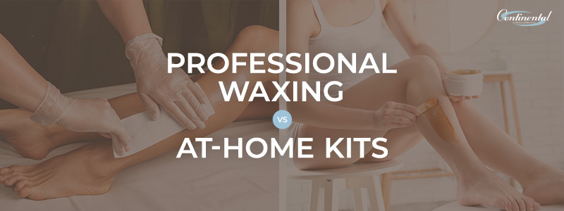 professional waxing vs at home kits