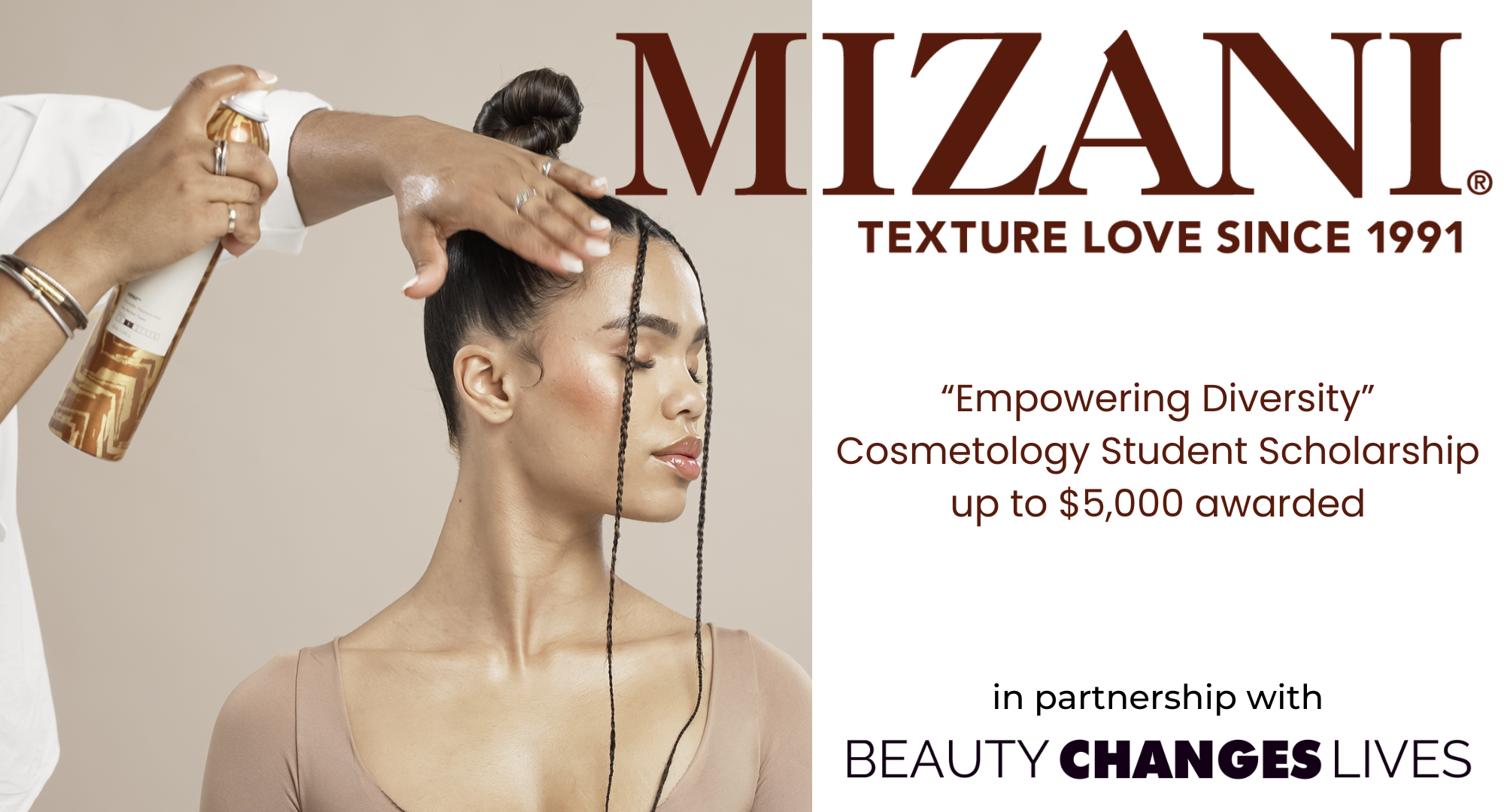 Mizani "Empowering Diversity" Student Cosmetology Scholarship - Spring 2026